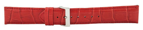 Red Chili Alligator Leather Watch Band 22mm 175927