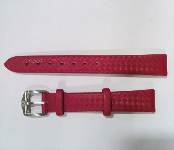 Wenger 14mm Red Leather Watch Band