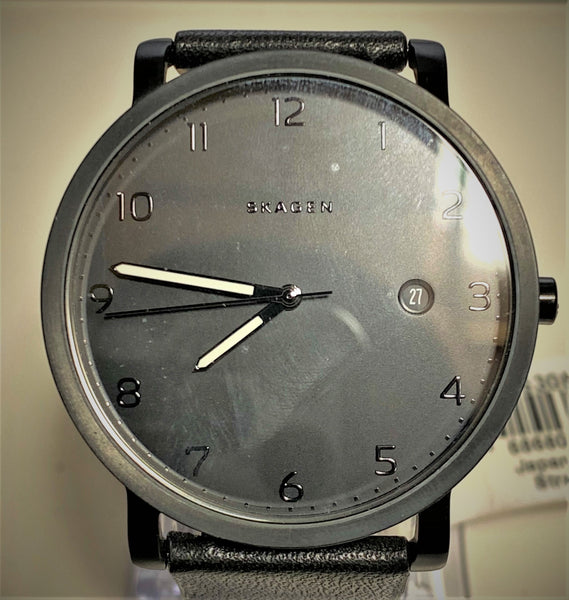 Hagen Black Leather
