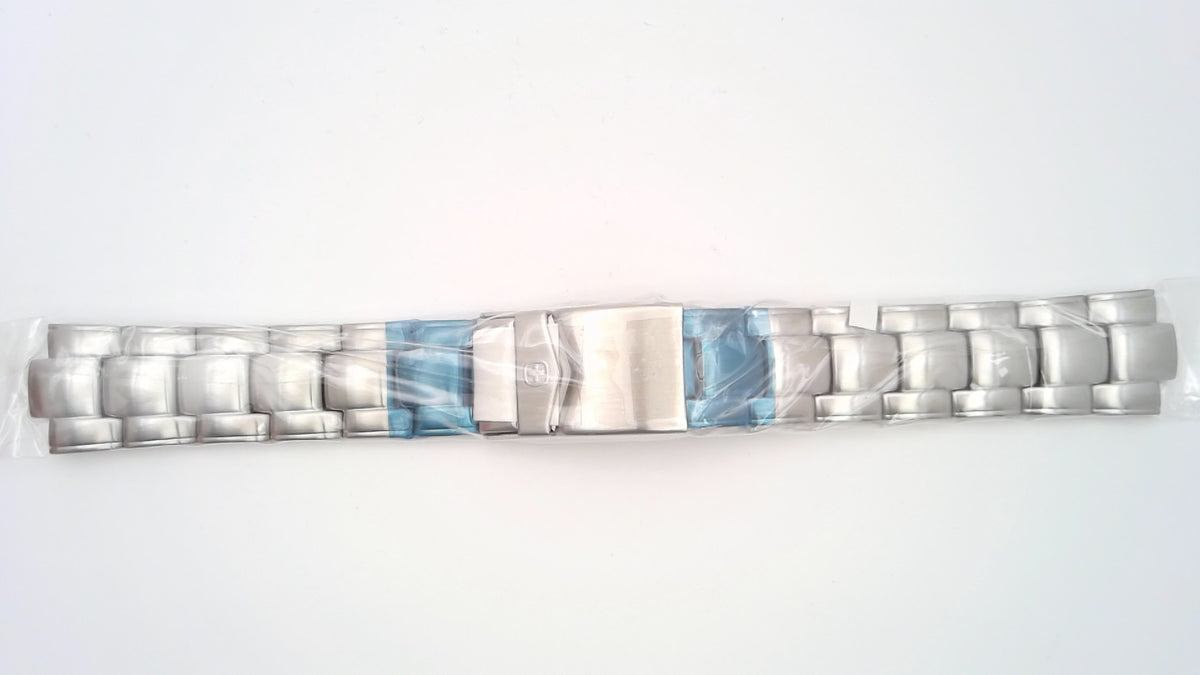 Wenger 20mm Silver S/S Watch Band