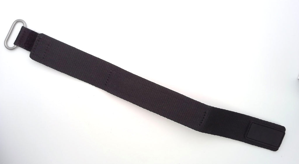 Wenger 18mm Black Nylon Watch Band