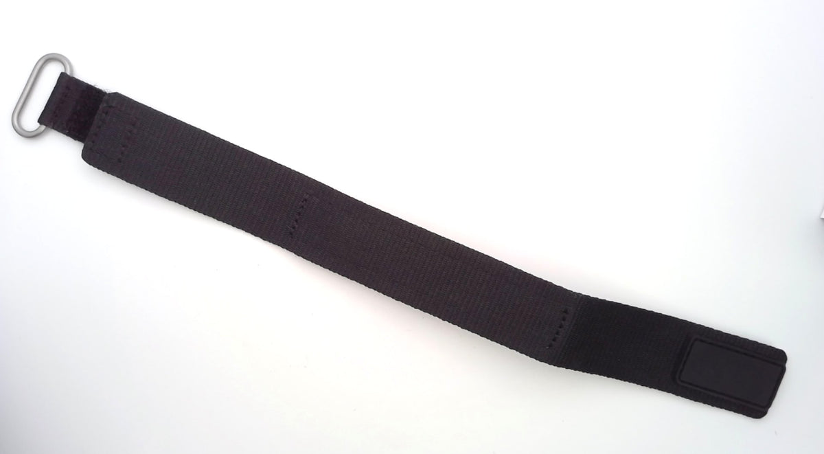 Wenger 18mm Black Nylon Watch Band