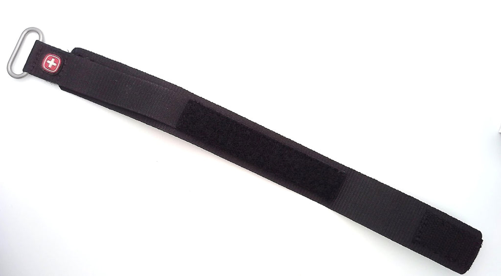 Wenger 18mm Black Nylon Watch Band