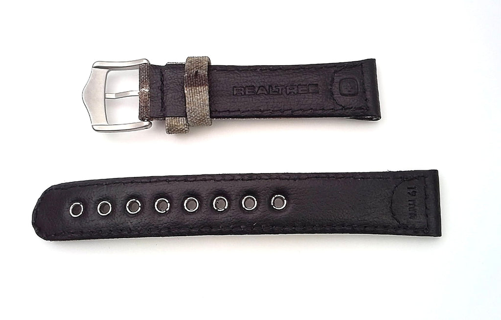 Wenger 19mm Camo Leather Watch Band
