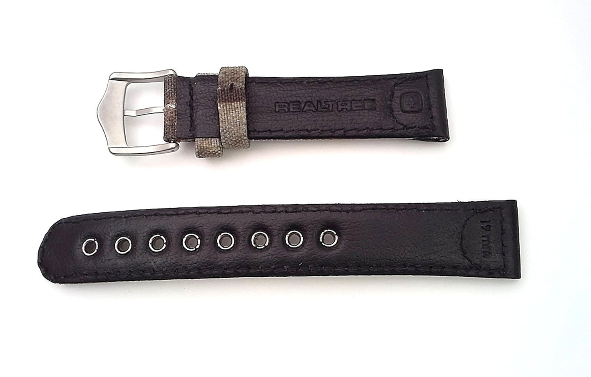 Wenger 19mm Camo Leather Watch Band