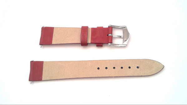 Wenger 16mm Red Leather Band 70766