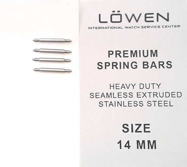 Premium Stainless Steel Spring Bars - By Size