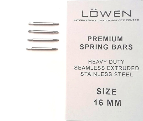 Premium Stainless Steel Spring Bars - By Size