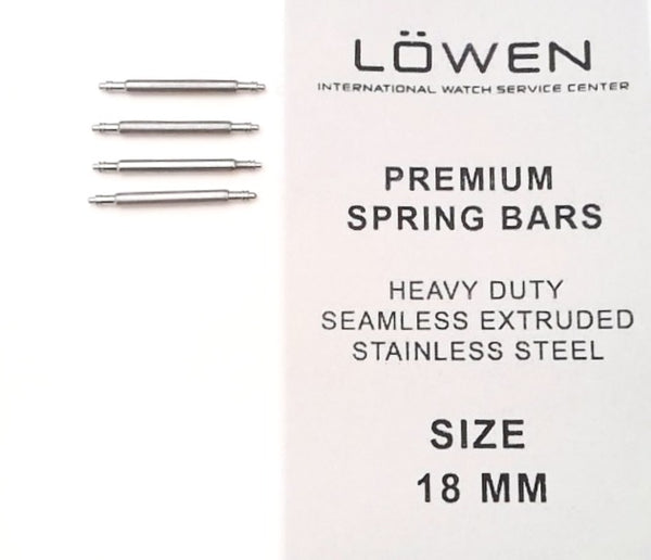 Premium Stainless Steel Spring Bars - By Size