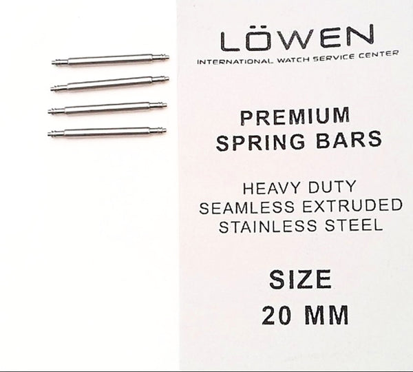 Premium Stainless Steel Spring Bars - By Size