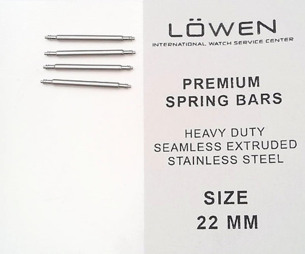 Premium Stainless Steel Spring Bars - By Size