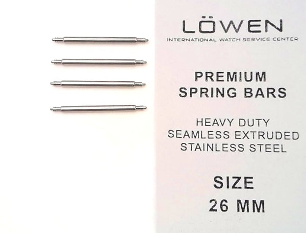 Premium Stainless Steel Spring Bars - By Size
