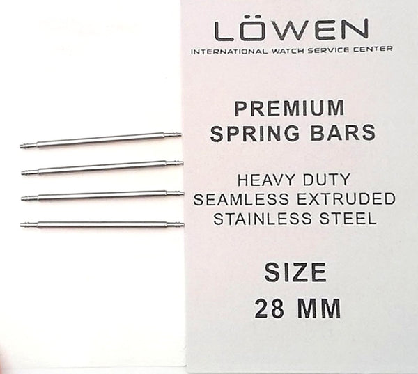 Premium Stainless Steel Spring Bars - By Size