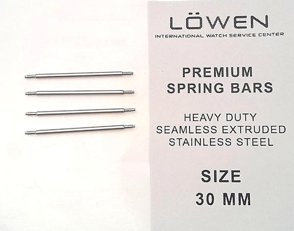Premium Stainless Steel Spring Bars - By Size