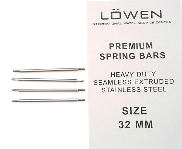 Premium Stainless Steel Spring Bars - By Size