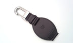 Universal Black Leather Pocket watch carabiner 20MM