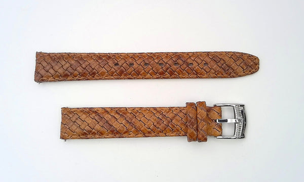Tommy Bahama 14mm Woven Leather Watch Band