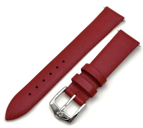 Wenger 16mm Red Leather Band 70766