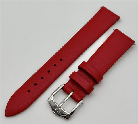 Wenger 16mm Red Leather Band 70766