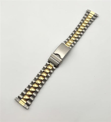 20mm Stainless Steel & Gold Band 103403