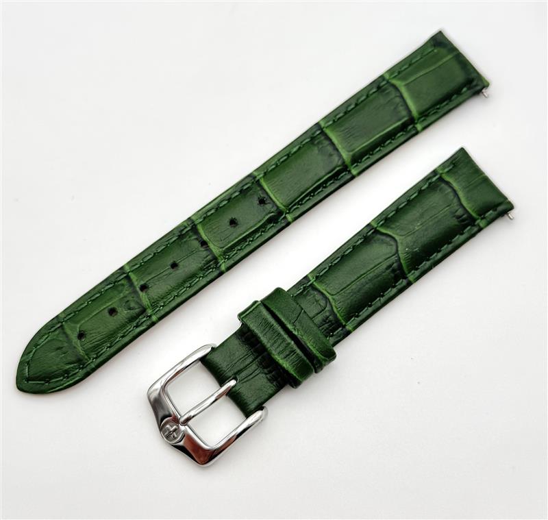 Wenger 16mm Green Leather Band 91320u