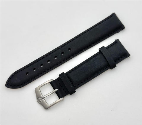 Wenger Ladies Platoon 17mm Black Leather Band 91406u