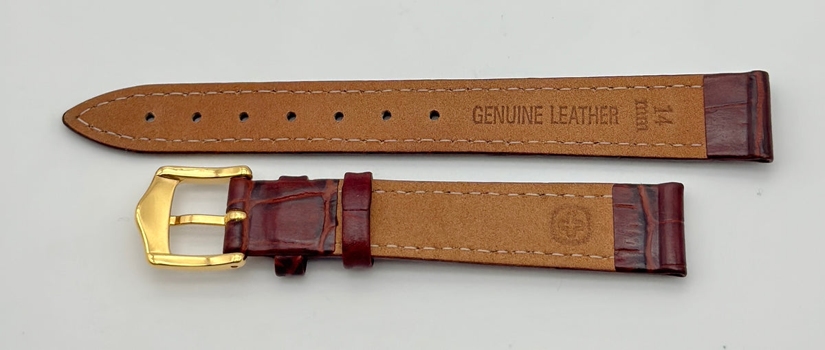 Wenger 14mm Brown Leather Band 72590