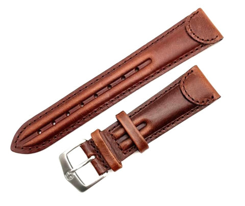 Wenger 21mm Brown Leather Watch Band 90117u