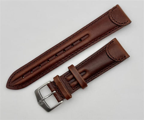 Wenger 21mm Brown Leather Watch Band 90117u