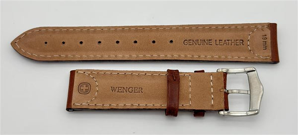 Wenger Field 19mm Brown Leather Band 72000