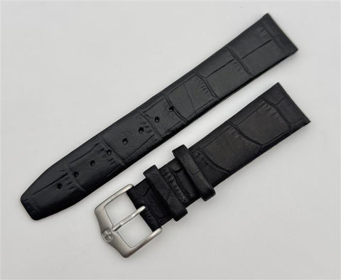Wenger 20mm Black Leather Band 91063u