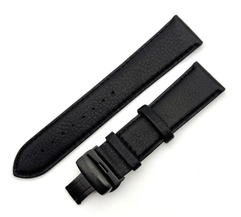 Wenger 22mm Black Leather Band for 79265