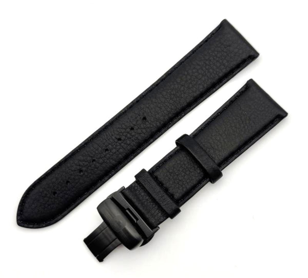 Wenger 22mm Black Leather Band for 79265