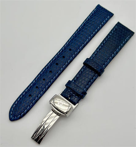Wenger 14mm Blue Alligator Leather Band 72354