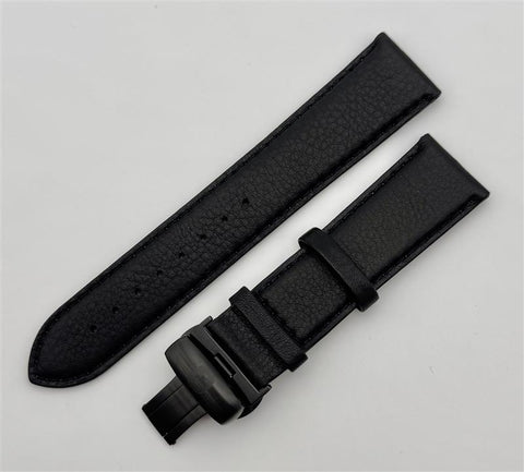 Wenger 22mm Black Leather Band for 79265