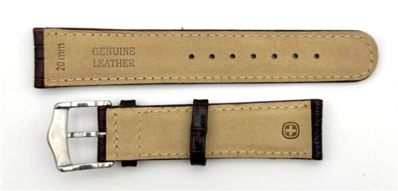 Wenger Terragraph 20mm Brown Leather Band for 72764