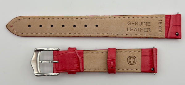 Wenger 16mm Pink Leather Band 91380