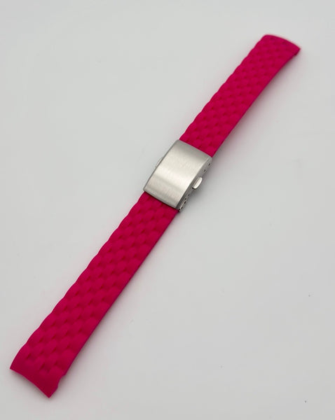 Wenger 18mm Pink Silicone Band 91396