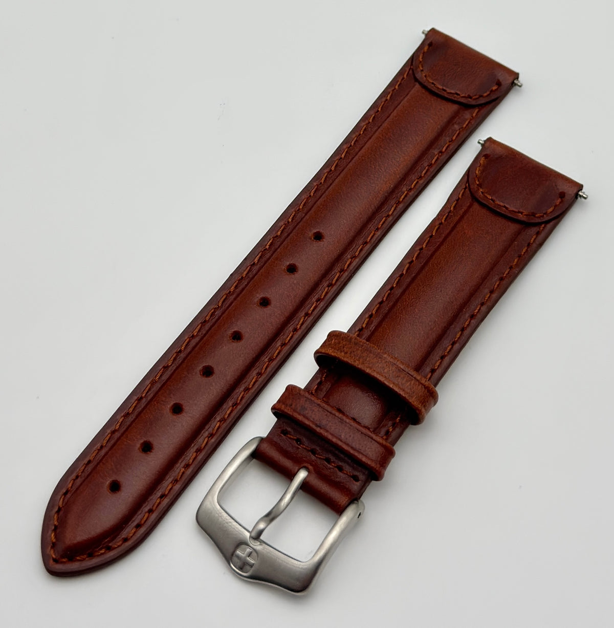 Wenger 20mm Brown Leather Band 72780