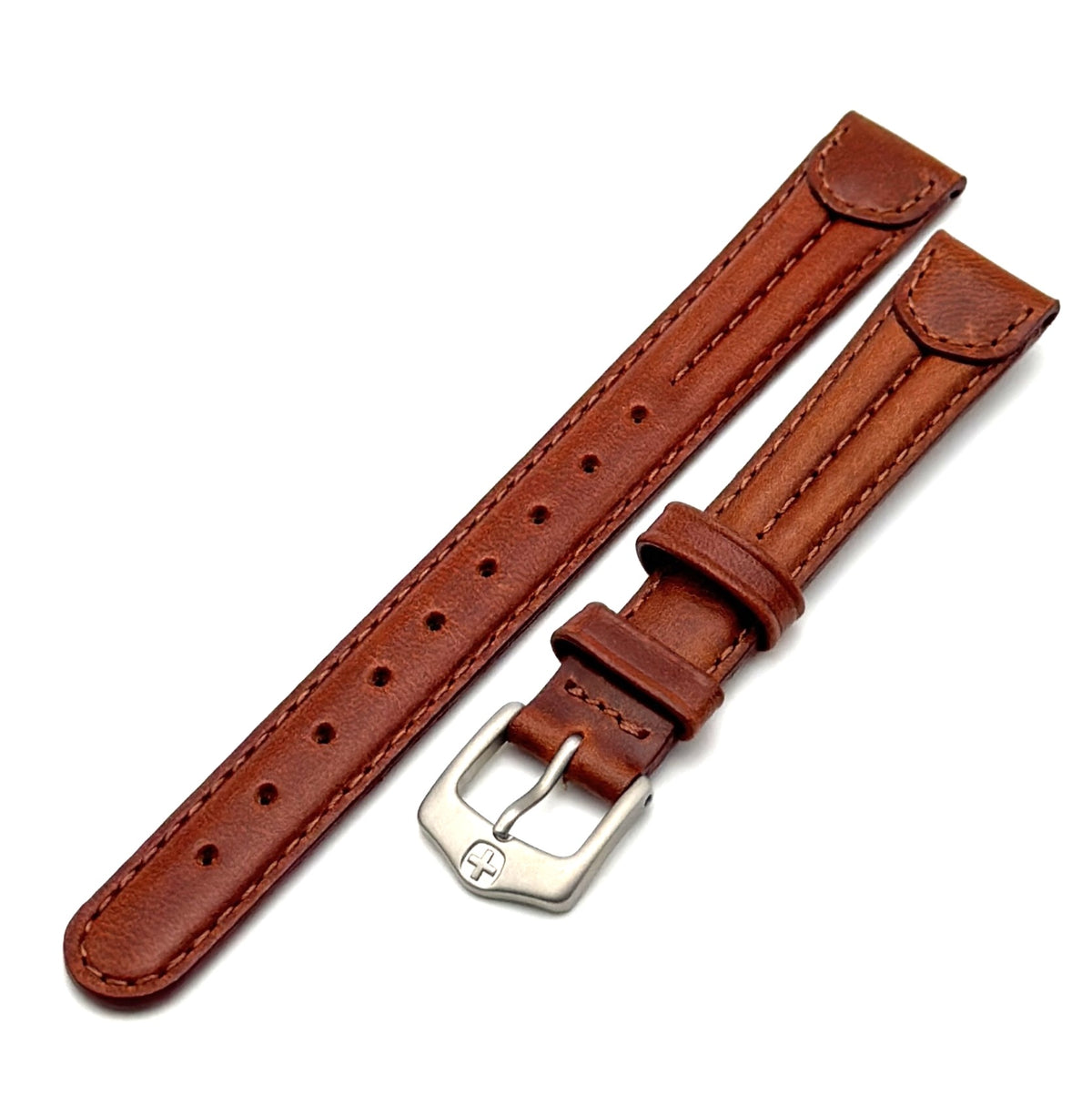 Wenger 14mm Brown Leather Band 70200