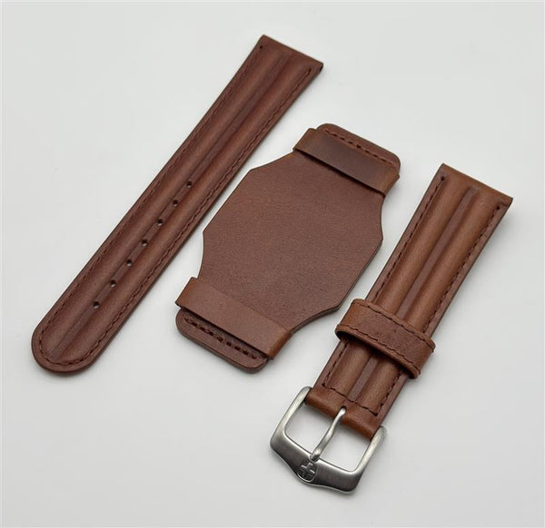 Wenger 20mm Brown Leather Band 72124