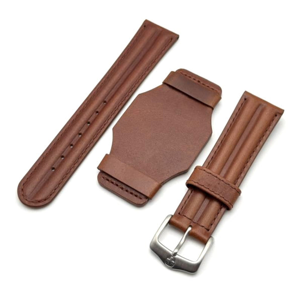 Wenger 20mm Brown Leather Band 72124