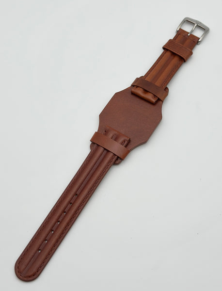 Wenger 20mm Brown Leather Band 72124