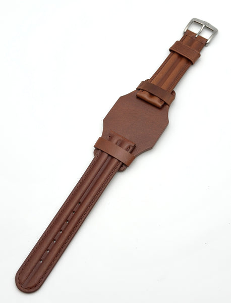 Wenger 20mm Brown Leather Band 72124
