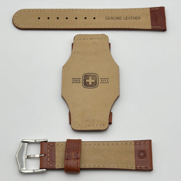 Wenger 20mm Brown Leather Band 72124