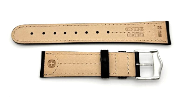 Wenger 20mm Black Leather Band 79017