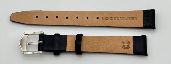 Wenger 14mm Black Leather Band 75115