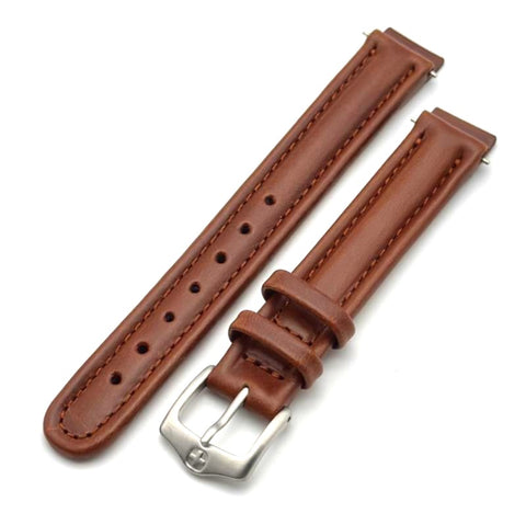 Wenger 14mm Brown Leather Watch Band 70281