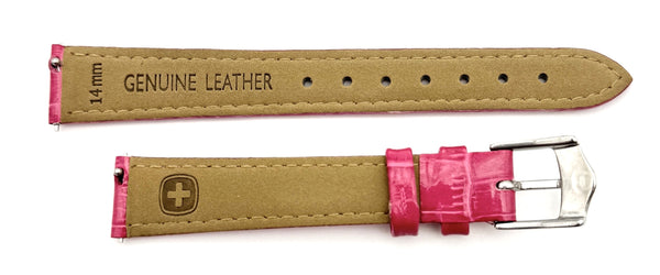 Wenger Ladies 14mm Pink Leather Band 79064