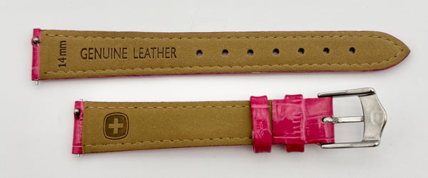 Wenger Ladies 14mm Pink Leather Band 79064